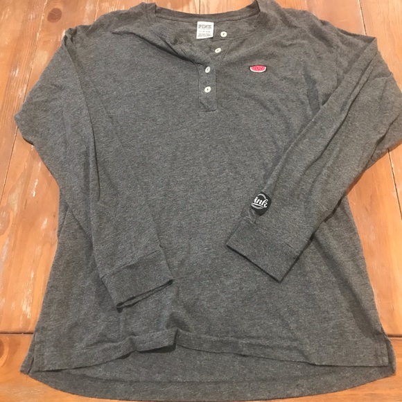 PINK Victoria's Secret Tops - VS PINK Henley tee